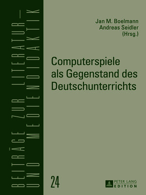 cover image of Computerspiele als Gegenstand des Deutschunterrichts